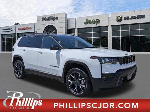 Bright White Clearcoat 2026 Jeep Cherokee Overland