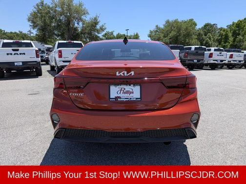 Fire Orange 2022 Kia Forte LXS