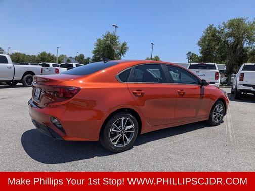 Fire Orange 2022 Kia Forte LXS
