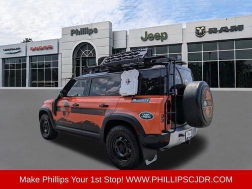 Santorini Black 2022 Land Rover Defender 110 S
