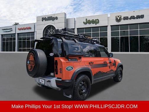 Santorini Black 2022 Land Rover Defender 110 S