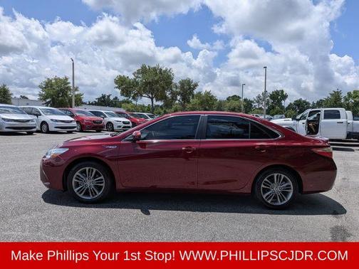 Ruby Flare Pearl 2016 Toyota Camry Hybrid SE