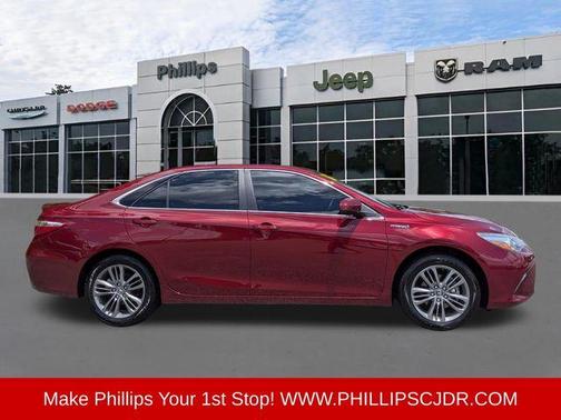 Ruby Flare Pearl 2016 Toyota Camry Hybrid SE