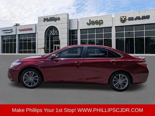 Ruby Flare Pearl 2016 Toyota Camry Hybrid SE