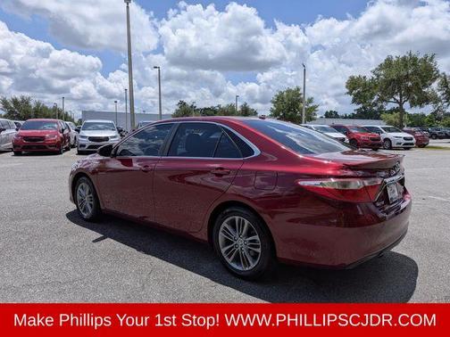 Ruby Flare Pearl 2016 Toyota Camry Hybrid SE