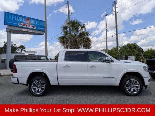 Bright White Clearcoat 2022 RAM 1500 Longhorn
