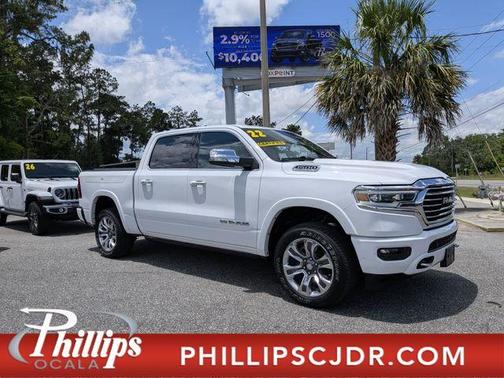 Bright White Clearcoat 2022 RAM 1500 Longhorn