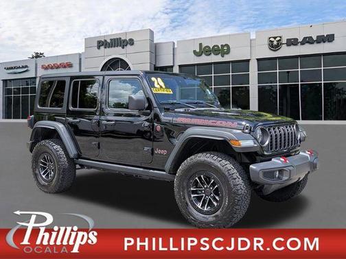 Black Clearcoat 2024 Jeep Wrangler Rubicon