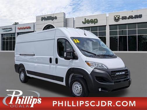 Bright White Clearcoat 2026 RAM ProMaster 2500 High Roof