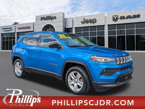 Laser Blue Pearl 2022 Jeep Compass Latitude