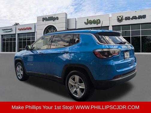 Laser Blue Pearl 2022 Jeep Compass Latitude