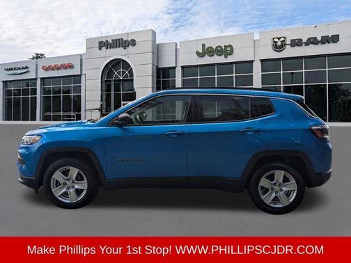 Laser Blue Pearl 2022 Jeep Compass Latitude