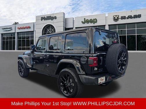 Black Clearcoat 2025 Jeep Wrangler 4xe Sahara