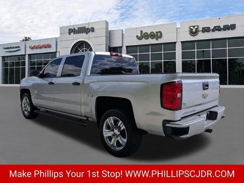 Silver Ice Metallic 2018 Chevrolet Silverado 1500 Custom