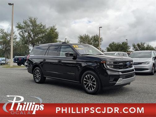 Agate Black 2025 Ford Expedition Max Platinum