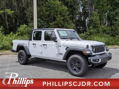 White 2026 Jeep Gladiator Sport