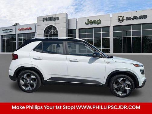 White 2024 Hyundai VENUE Limited