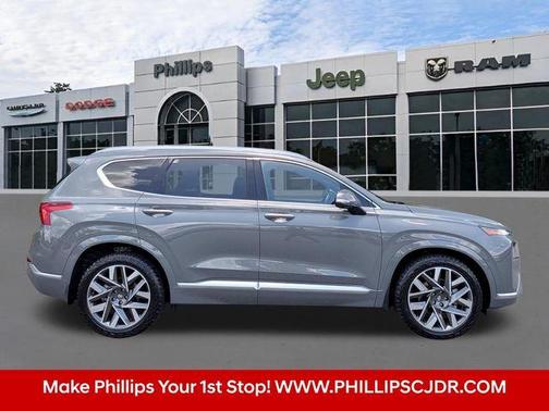 Gray 2022 Hyundai SANTA FE Calligraphy