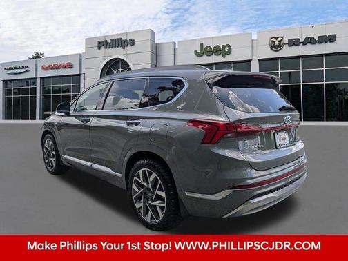 Gray 2022 Hyundai SANTA FE Calligraphy