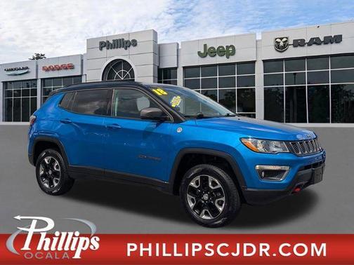 Laser Blue Pearl 2018 Jeep Compass Trailhawk