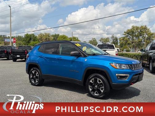 Laser Blue Pearl 2018 Jeep Compass Trailhawk