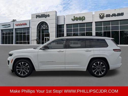 Bright White Clearcoat 2024 Jeep Grand Cherokee L Overland