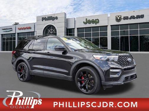 Agate Black 2021 Ford Explorer ST