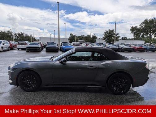 Carbonized Gray Metallic 2025 Ford Mustang EcoBoost Premium