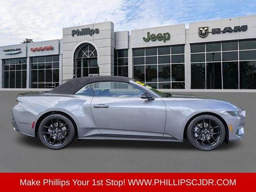 Carbonized Gray Metallic 2025 Ford Mustang EcoBoost Premium