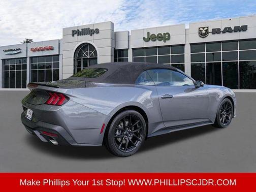 Carbonized Gray Metallic 2025 Ford Mustang EcoBoost Premium