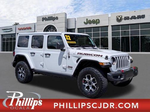 Bright White Clearcoat 2022 Jeep Wrangler Unlimited Rubicon