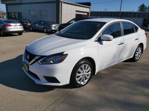 White 2017 Nissan Sentra S