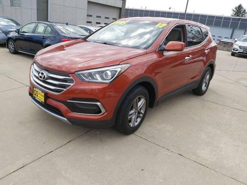 Orange 2017 Hyundai Santa Fe Sport 2.4L SUV