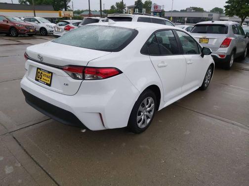 White 2024 Toyota Corolla LE