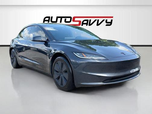 Stealth Grey 2024 Tesla Model 3 Long Range