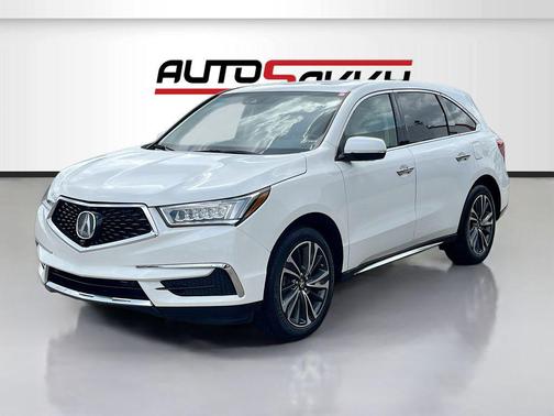 Platinum White Pearl 2020 Acura MDX 3.5L w/Technology Package