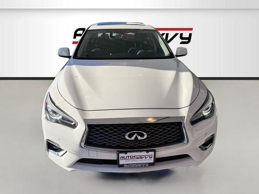 Pure White 2023 INFINITI Q50 3.0t LUXE