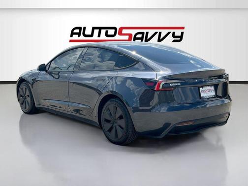 Stealth Grey 2025 Tesla Model 3 Long Range