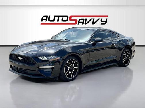 Shadow Black 2022 Ford Mustang EcoBoost