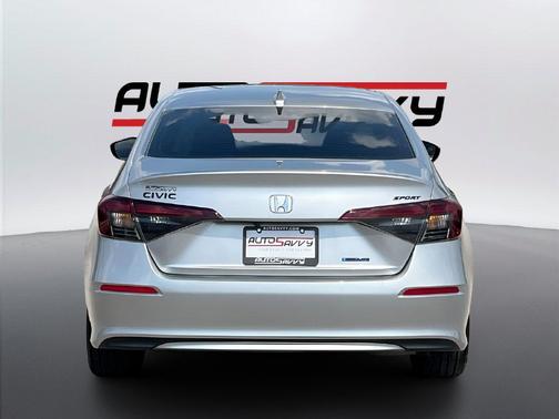 Solar Silver Metallic 2026 Honda Civic Hybrid Sport