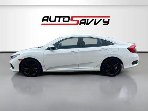 Platinum White Pearl 2020 Honda Civic Sport