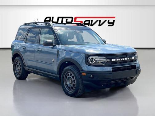 Azure Gray Metallic Tri-Coat 2024 Ford Bronco Sport Outer Banks
