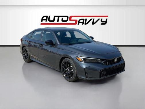 Gray 2025 Honda Civic Sport