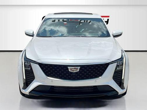 Crystal White Tricoat 2025 Cadillac CT5 Premium Luxury