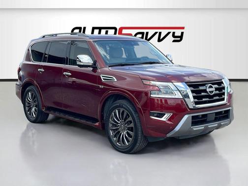 Coulis Red Pearl 2021 Nissan Armada Platinum 2WD