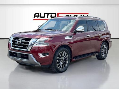 Coulis Red Pearl 2021 Nissan Armada Platinum 2WD