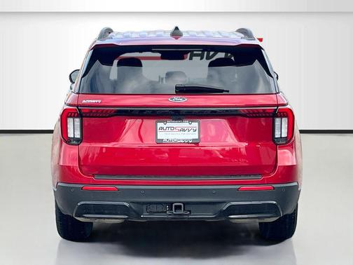 Rapid Red Metallic Tinted Clearcoat 2025 Ford Explorer ST-Line