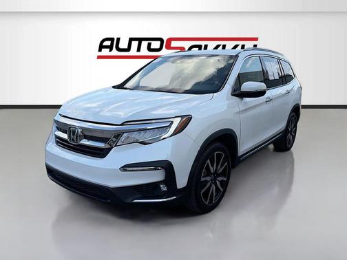 Platinum White Pearl 2021 Honda Pilot AWD Elite