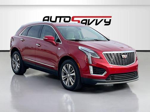 Radiant Red Tintcoat 2024 Cadillac XT5 Premium Luxury