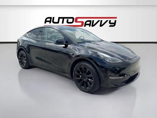 Solid Black 2024 Tesla Model Y Long Range Dual Motor All-Wheel Drive